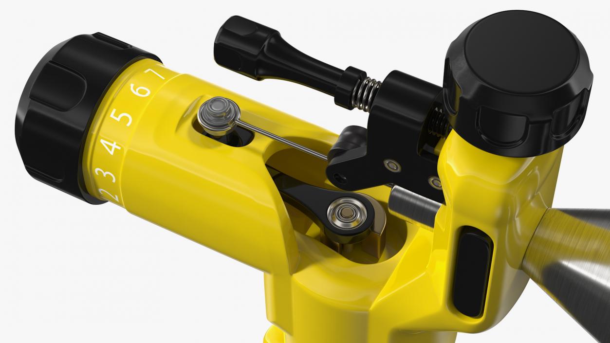 3D Professional Rotary Tattoo Machine Yellow