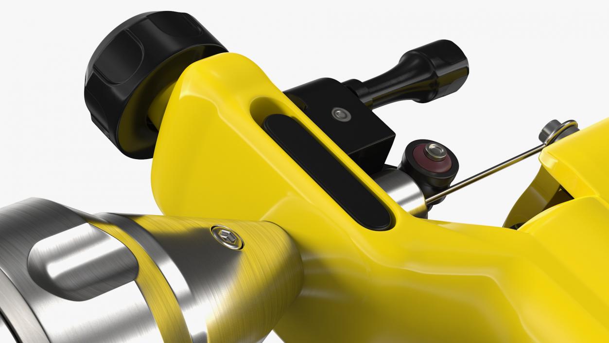 3D Professional Rotary Tattoo Machine Yellow