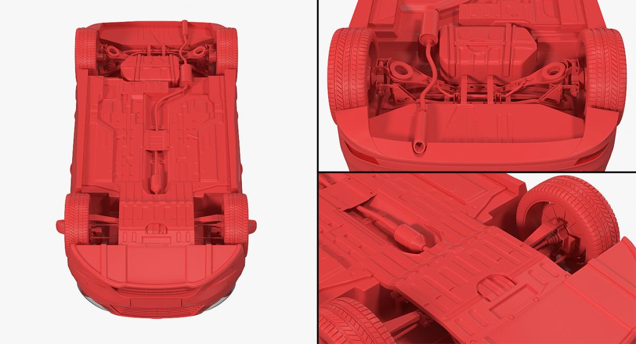 Ford Focus Hatchback 2015 Rigged 3D