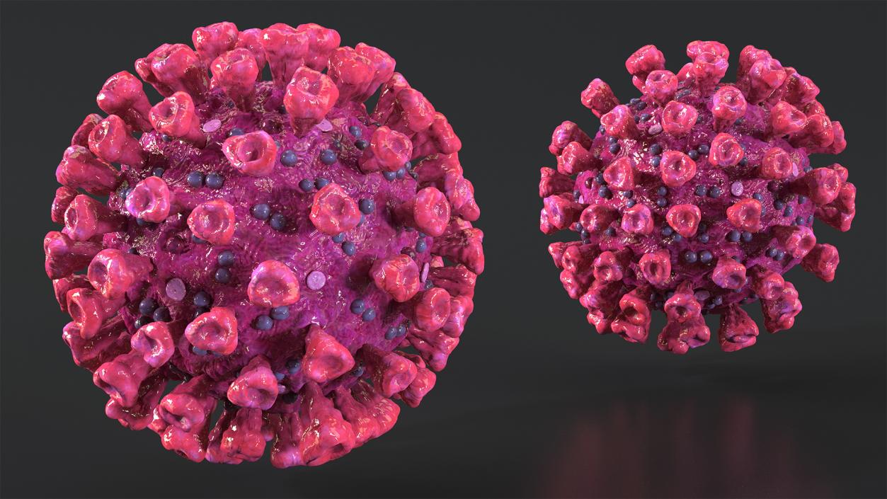 3D model Coronavirus 2019 with Vaccine Collection