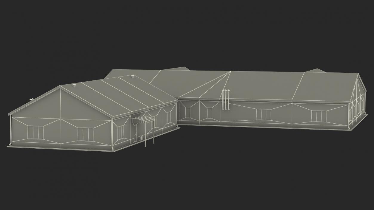 3D Factory Building 2 model