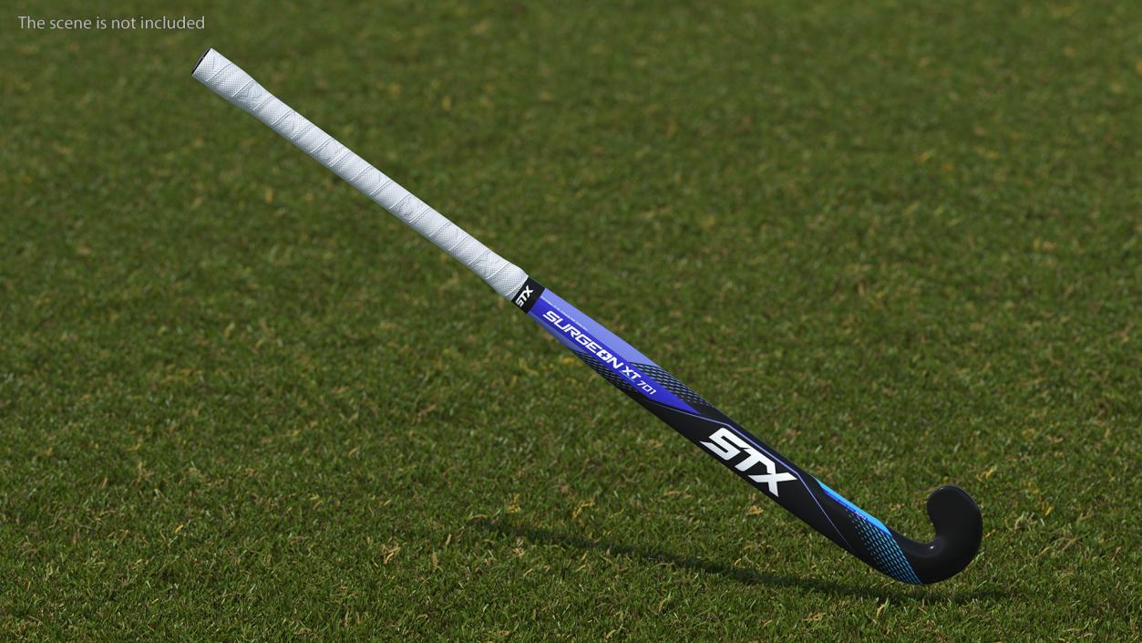 3D STX XT701 Field Hockey Stick Blue model