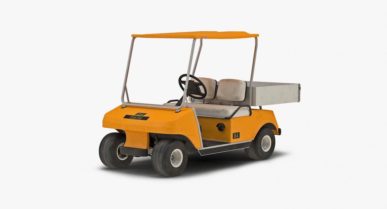 3D model Golf Cars Collection