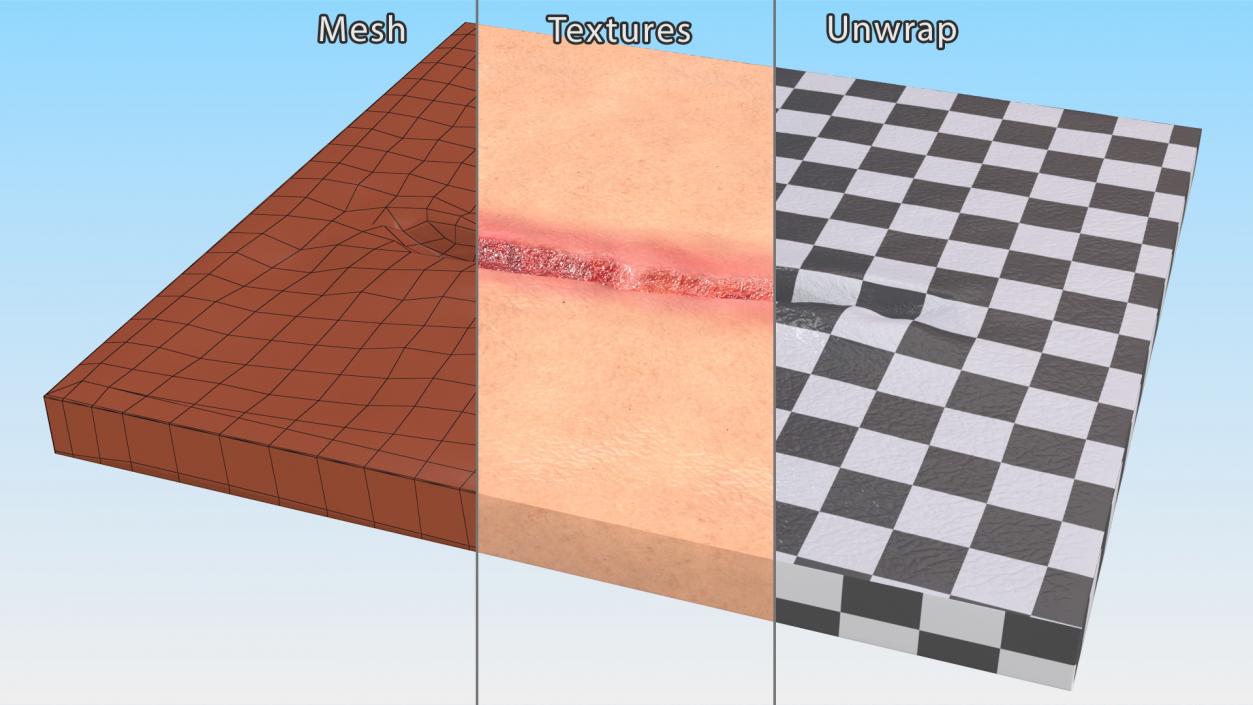 3D Cut Skin Surface