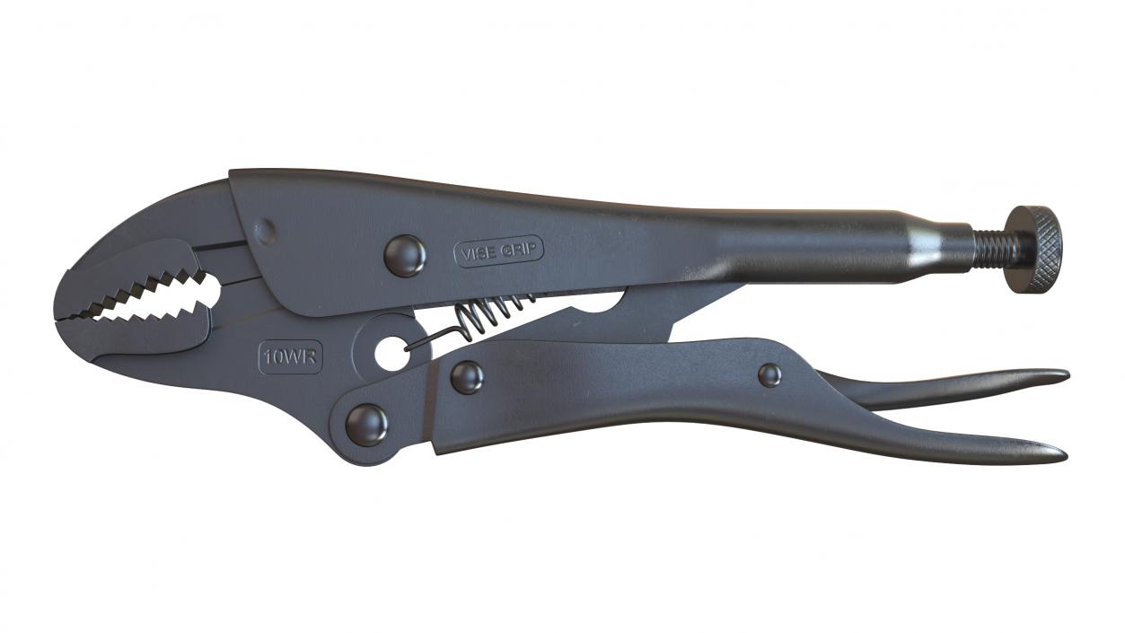 Locking Pliers Adjustable Wrench 3D