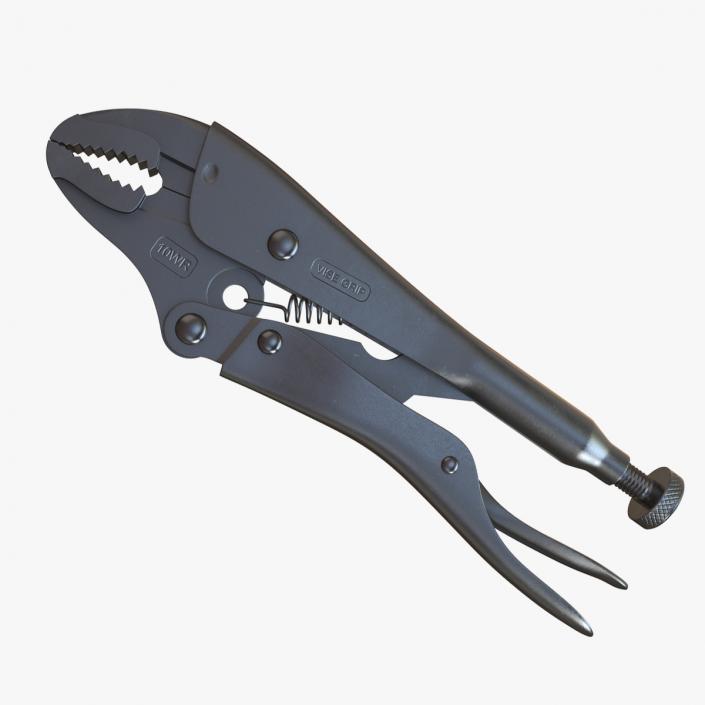 Locking Pliers Adjustable Wrench 3D