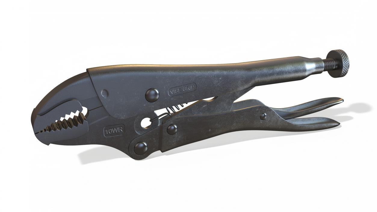 Locking Pliers Adjustable Wrench 3D