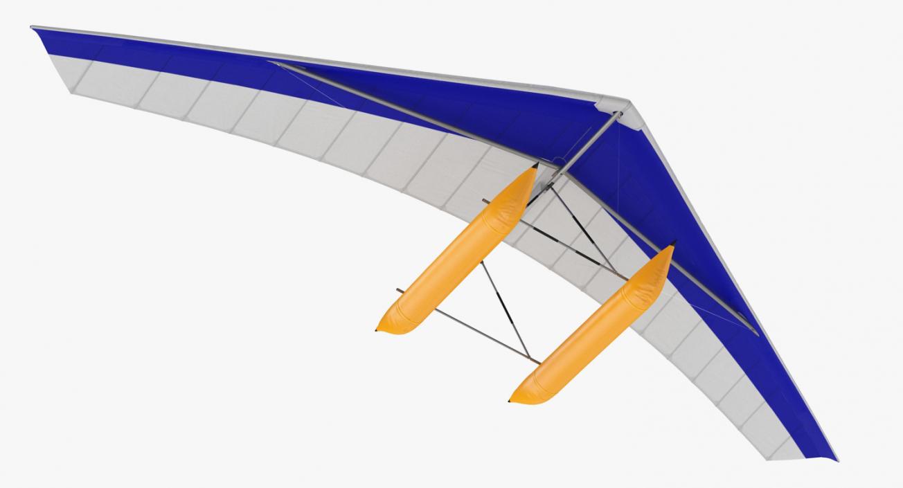 3D model Hang Glider with Inflatable Pontoon