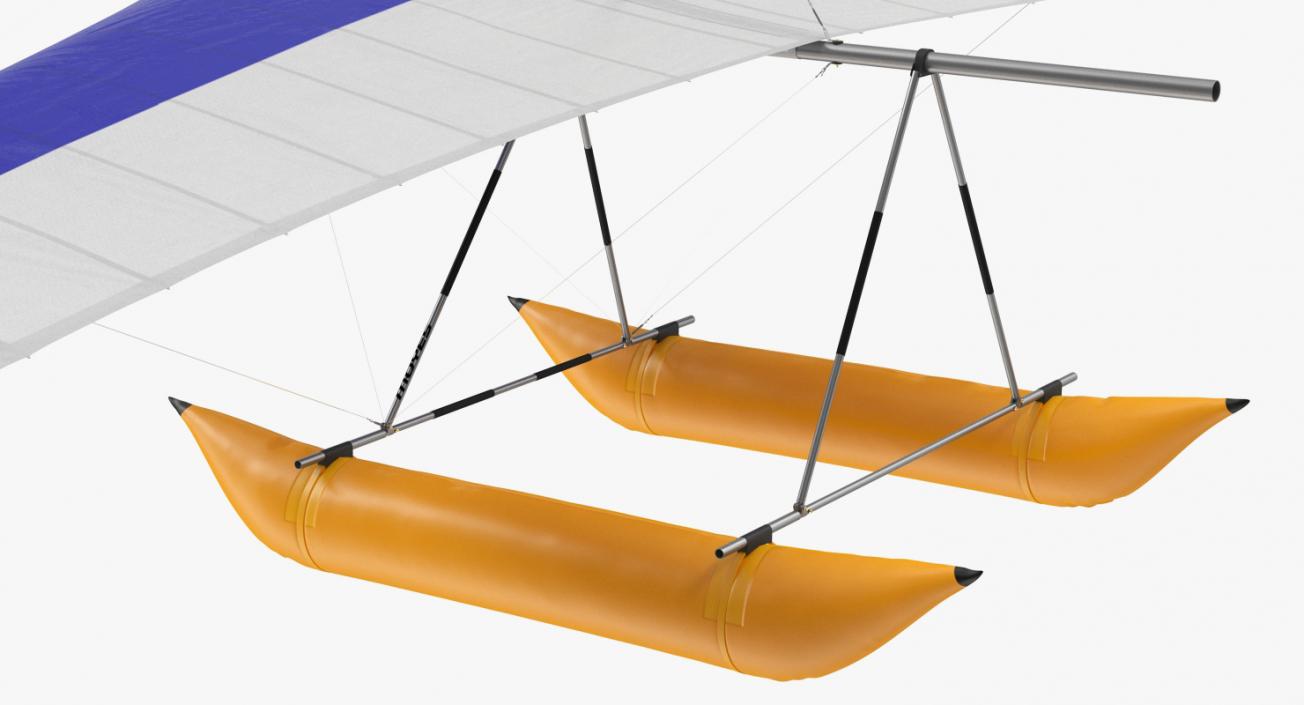 3D model Hang Glider with Inflatable Pontoon