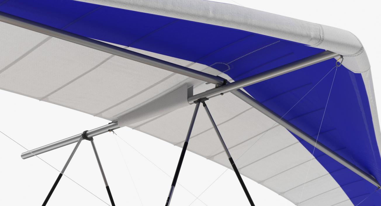 3D model Hang Glider with Inflatable Pontoon