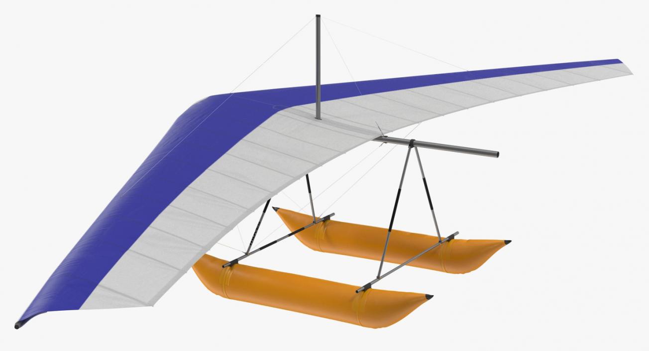 3D model Hang Glider with Inflatable Pontoon