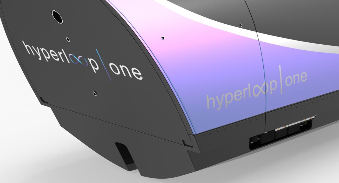 3D model Hyperloop Train