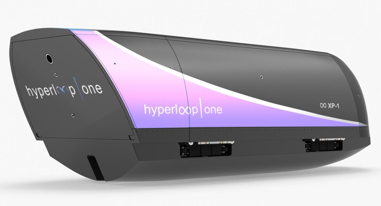 3D model Hyperloop Train