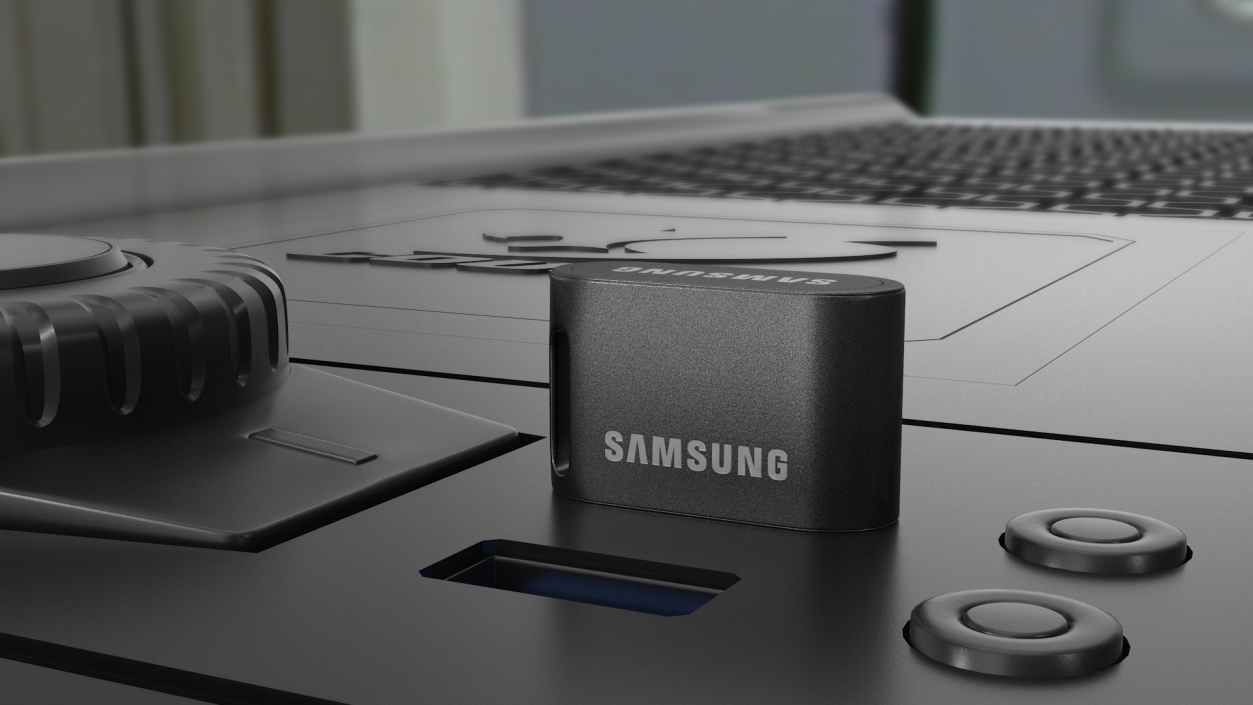 Flash Drive Samsung 32Gb 3D model