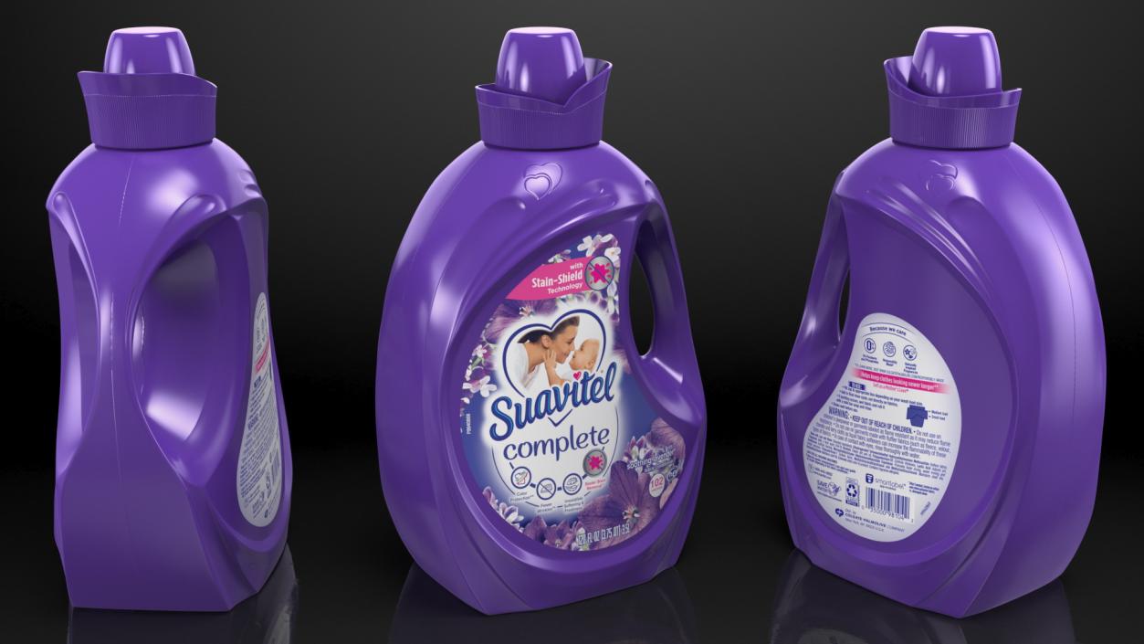 3D Suavitel Lavender Liquid Fabric Softener Large