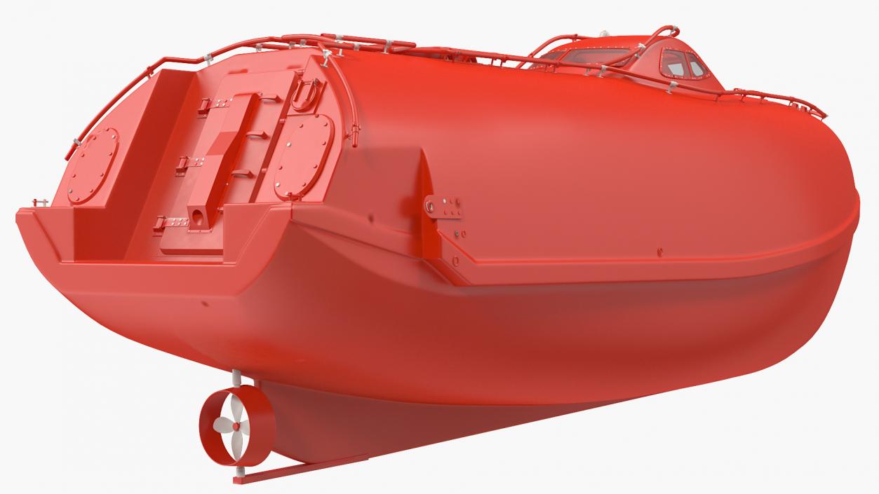 3D model Rescue Lifeboat