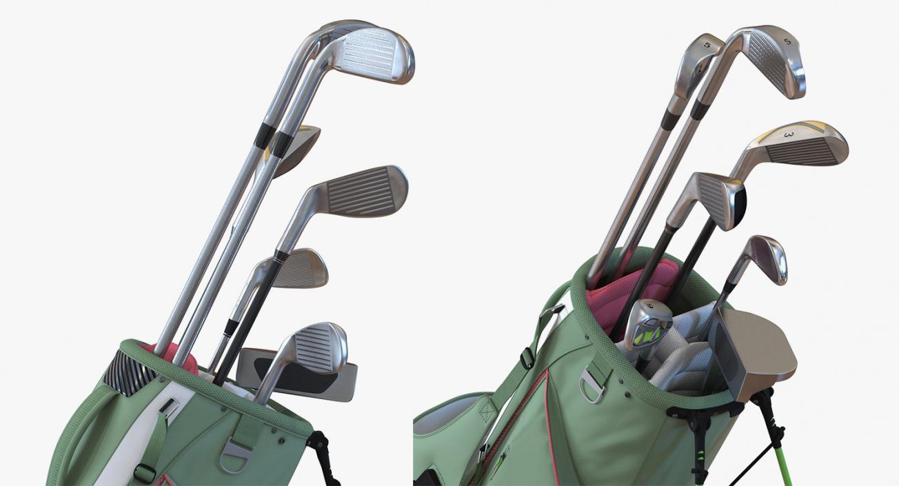 Golf Equipment Collection 3 3D