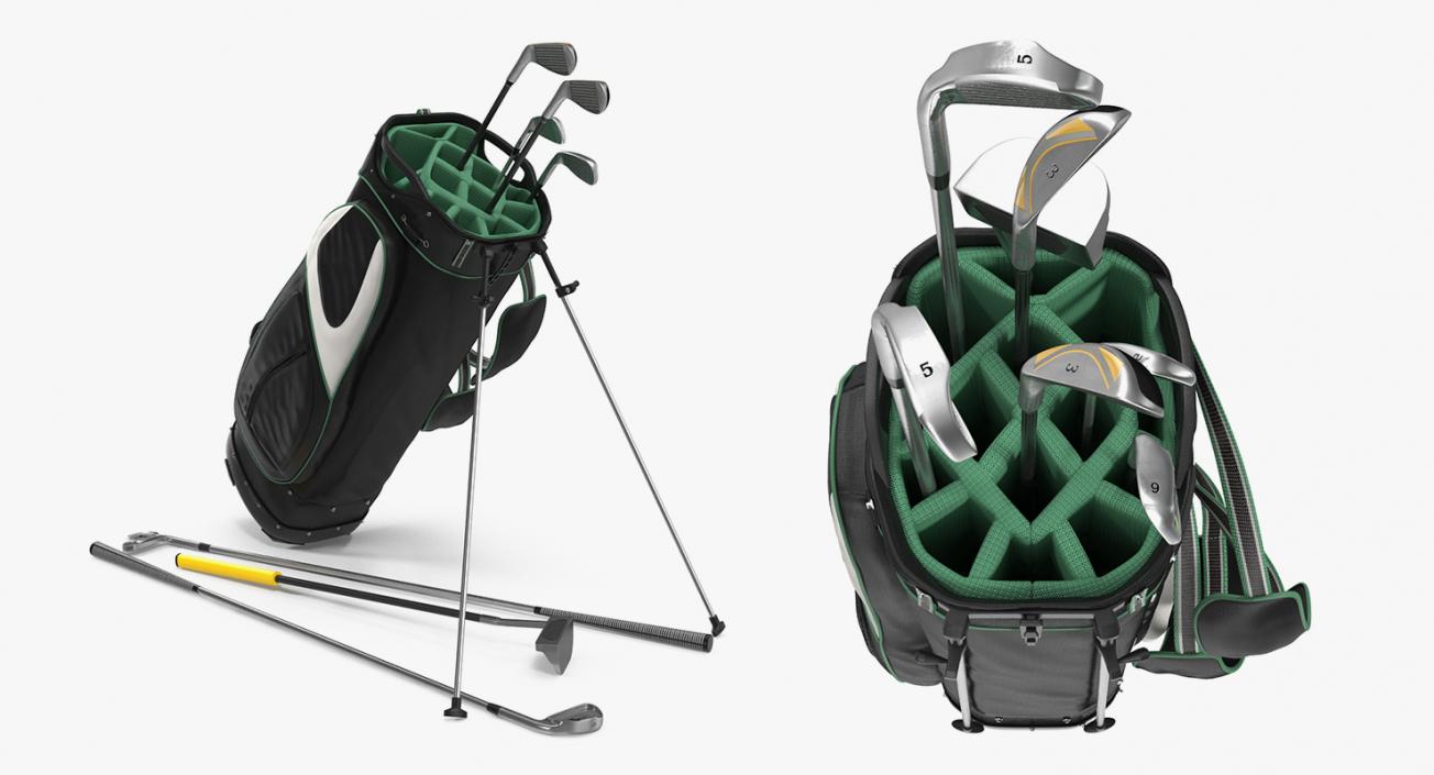 Golf Equipment Collection 3 3D