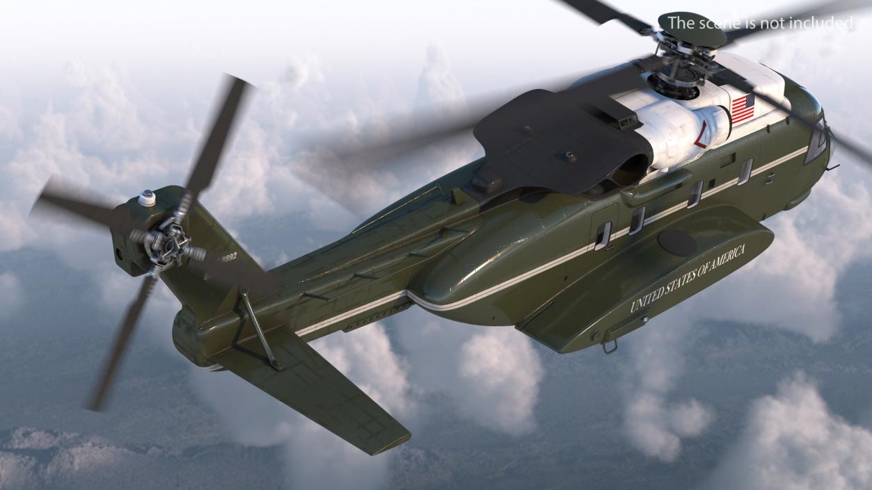 3D model Sikorsky VH-92 Marine One