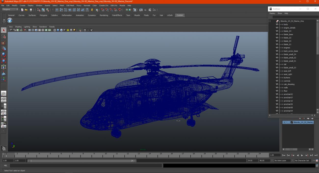 3D model Sikorsky VH-92 Marine One