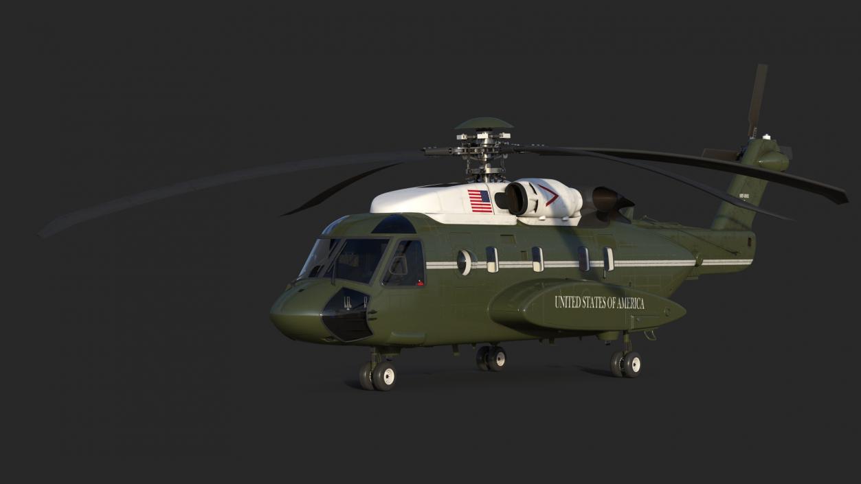 3D model Sikorsky VH-92 Marine One