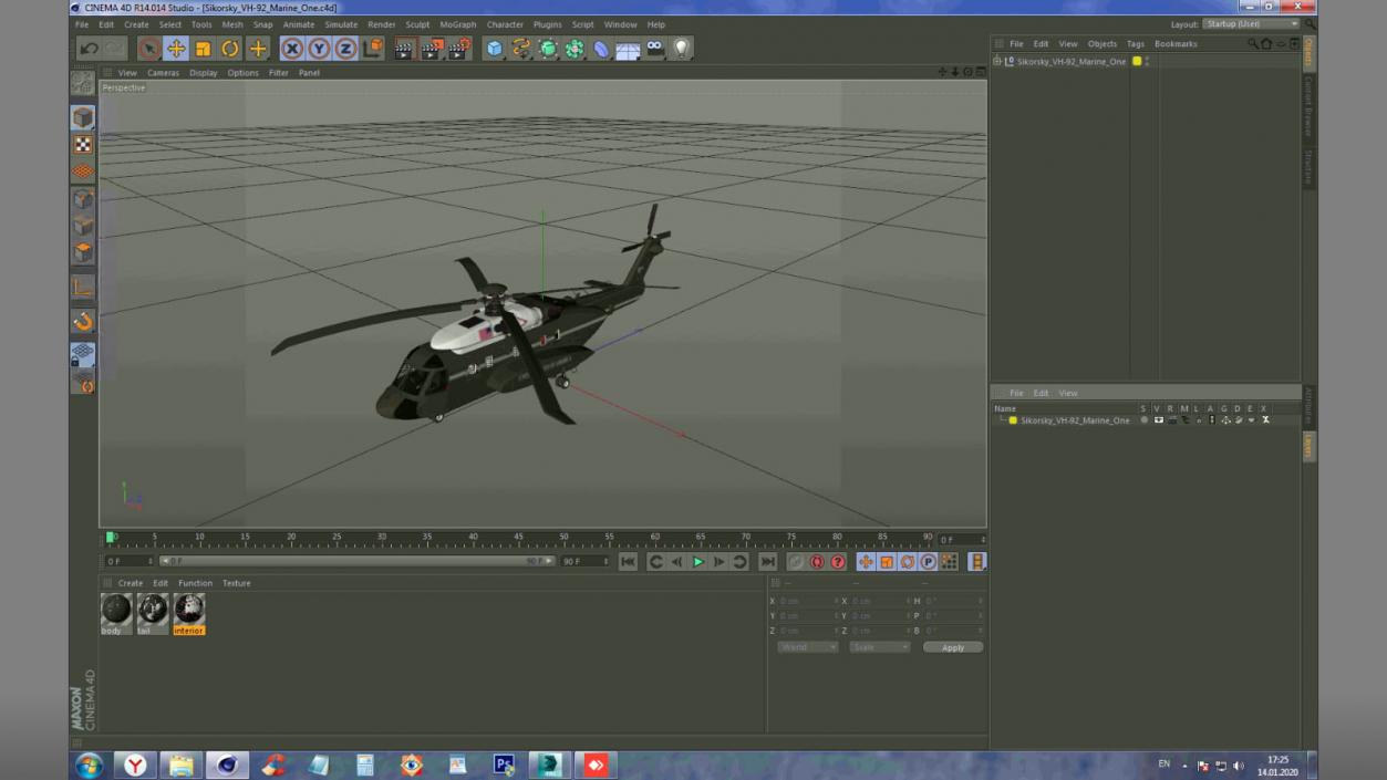 3D model Sikorsky VH-92 Marine One