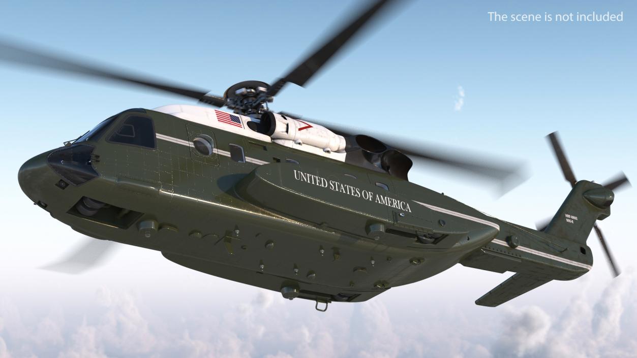 3D model Sikorsky VH-92 Marine One