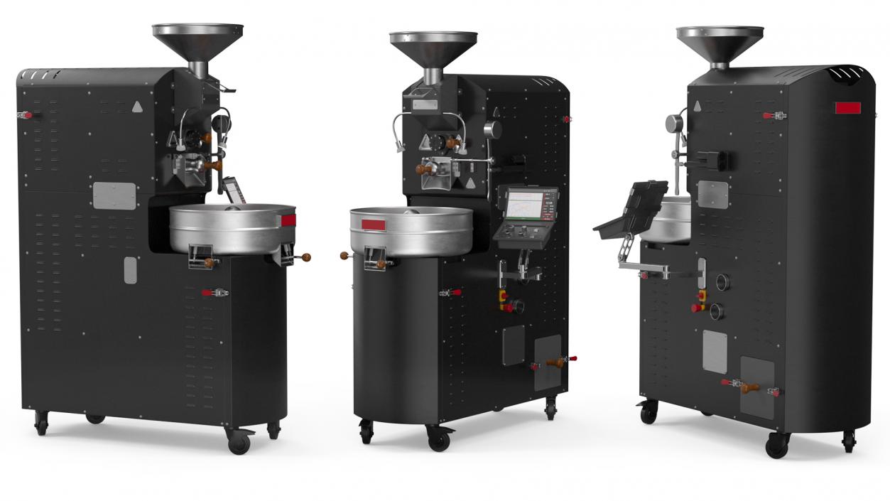 3D Coffee Roaster Machine Black model