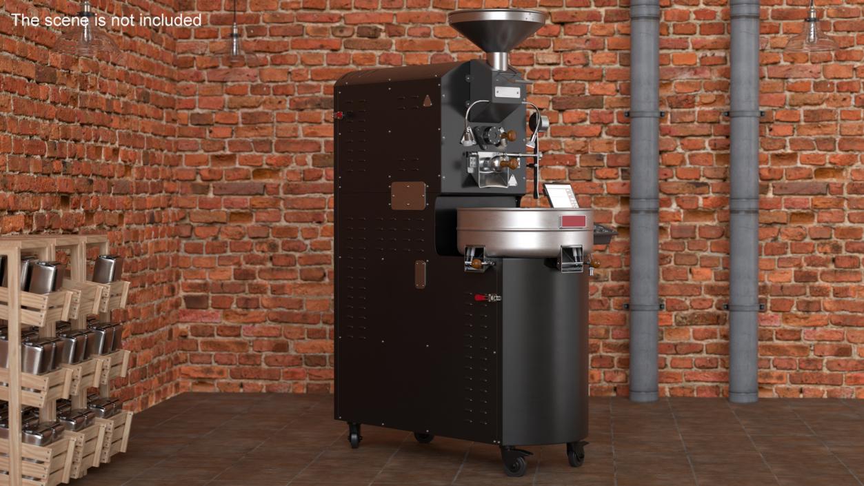 3D Coffee Roaster Machine Black model