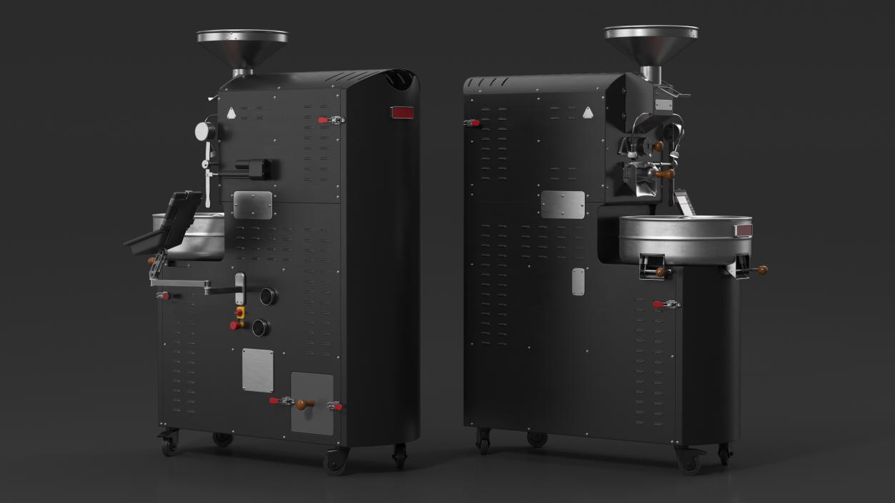 3D Coffee Roaster Machine Black model