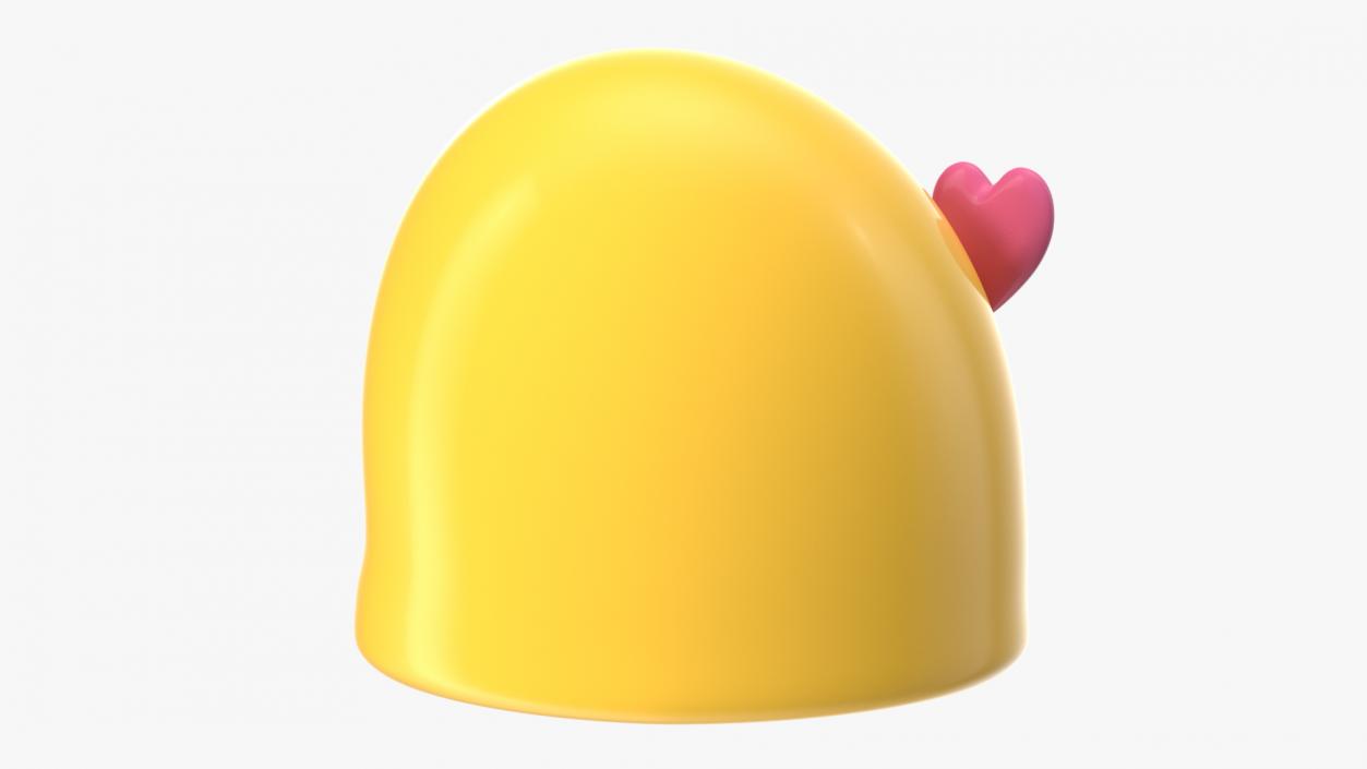 Heart Face Android Emoji 3D model