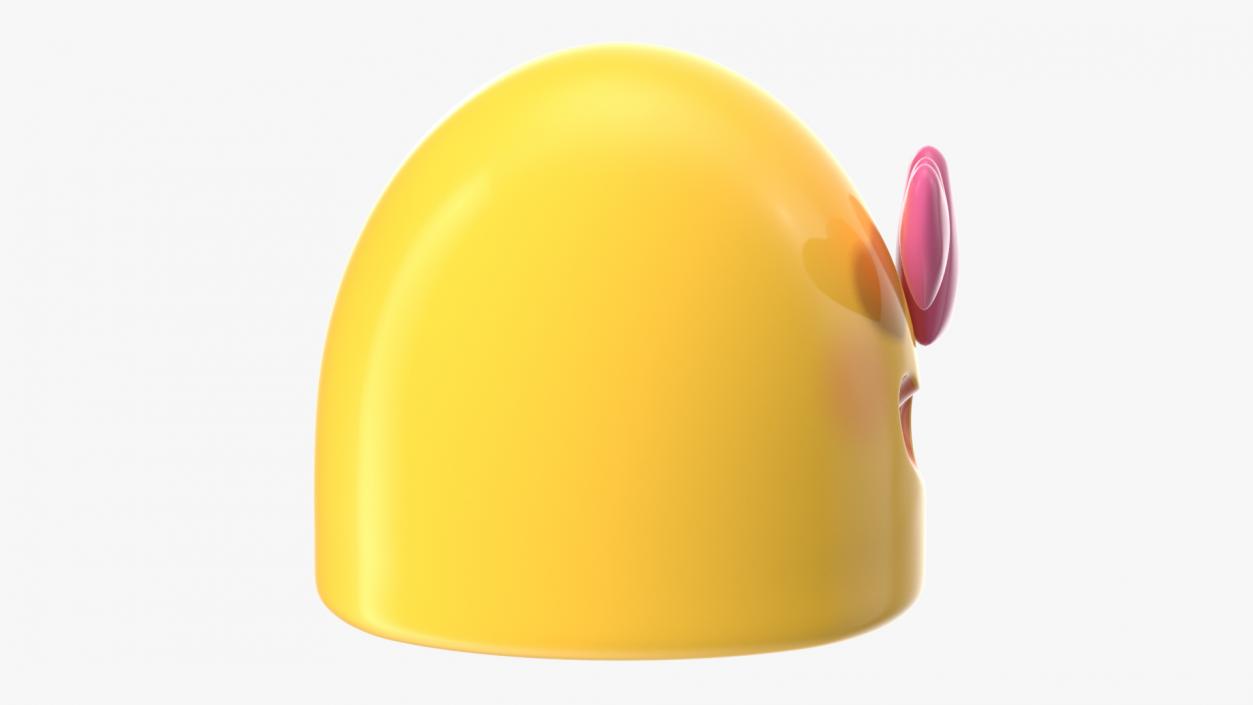 Heart Face Android Emoji 3D model