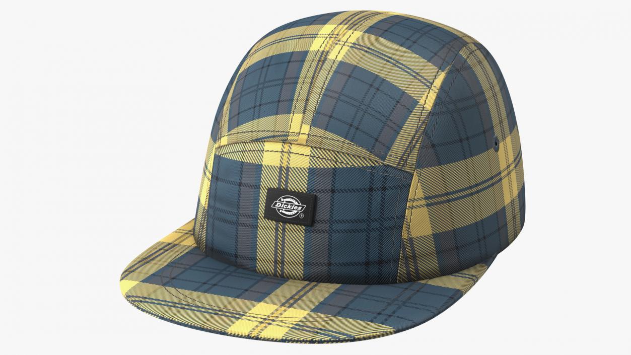 Dickies Hornbeck Check 5 Panel Cap 3D model