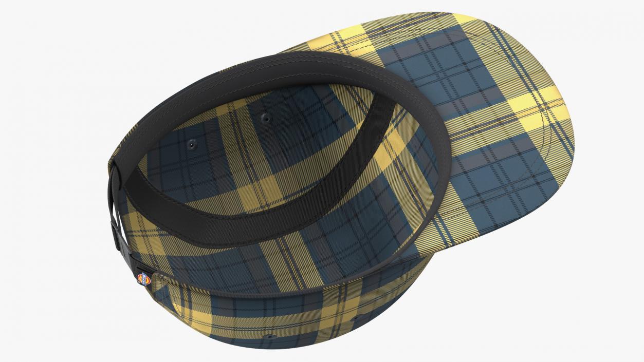 Dickies Hornbeck Check 5 Panel Cap 3D model