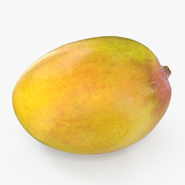 3D Yellow Mango Fruit model