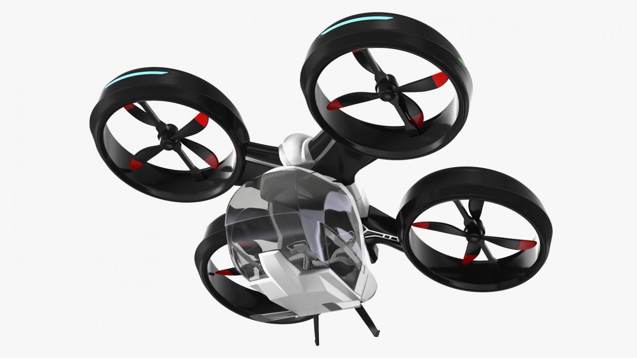 3D Futuristic Passenger Drone