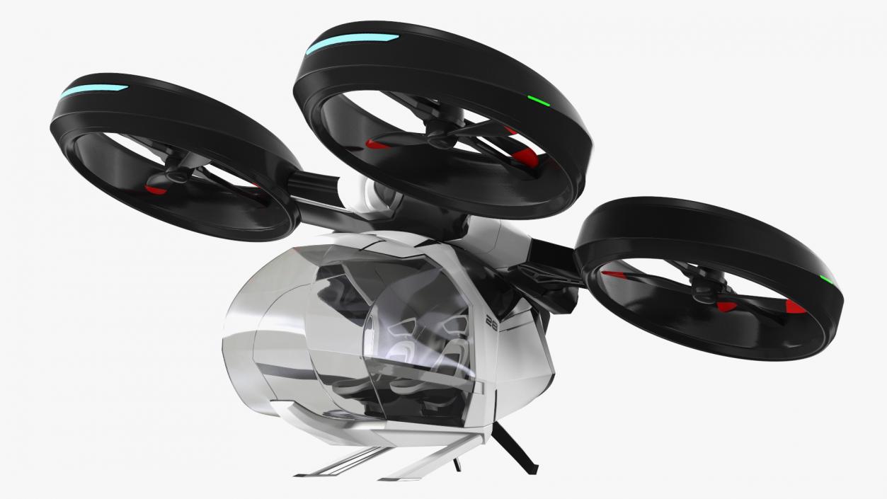 3D Futuristic Passenger Drone