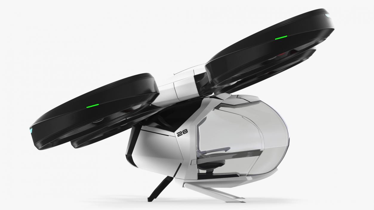 3D Futuristic Passenger Drone