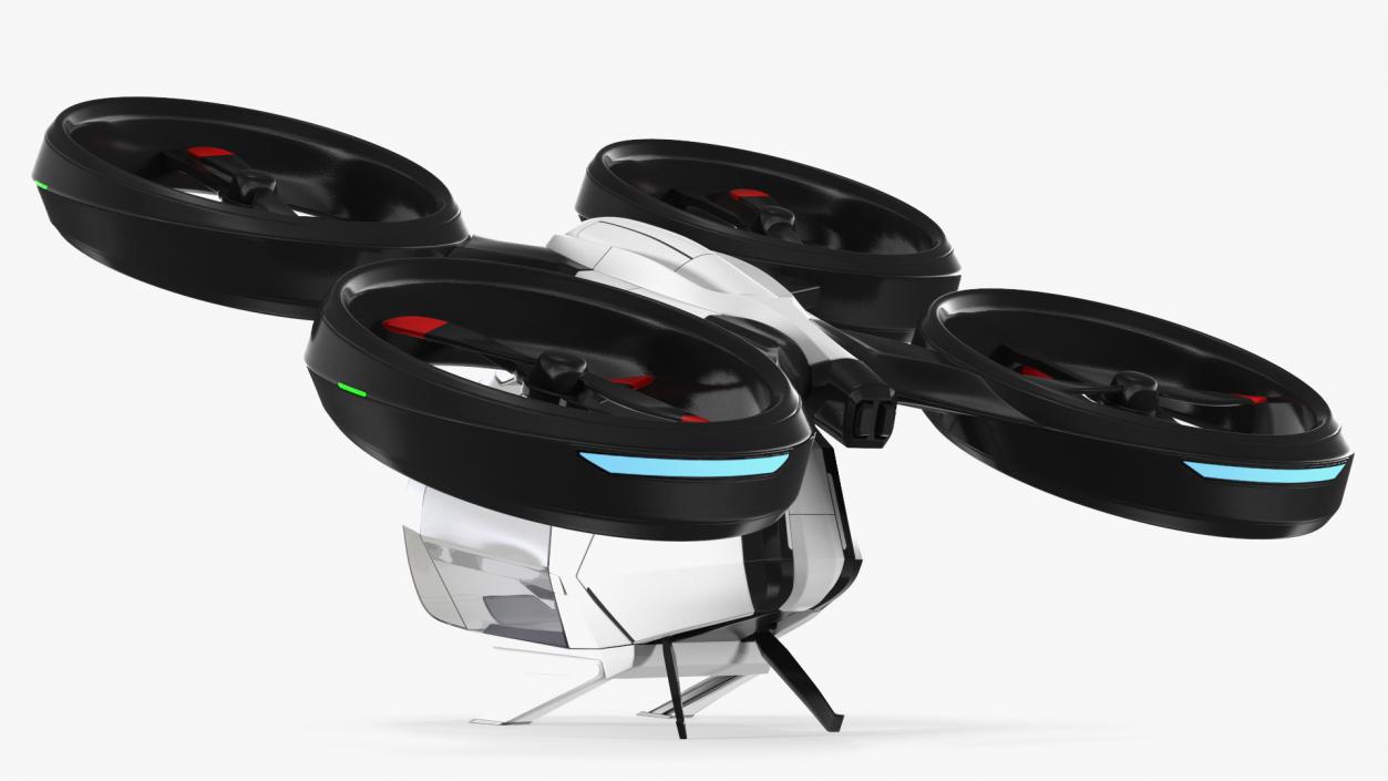 3D Futuristic Passenger Drone