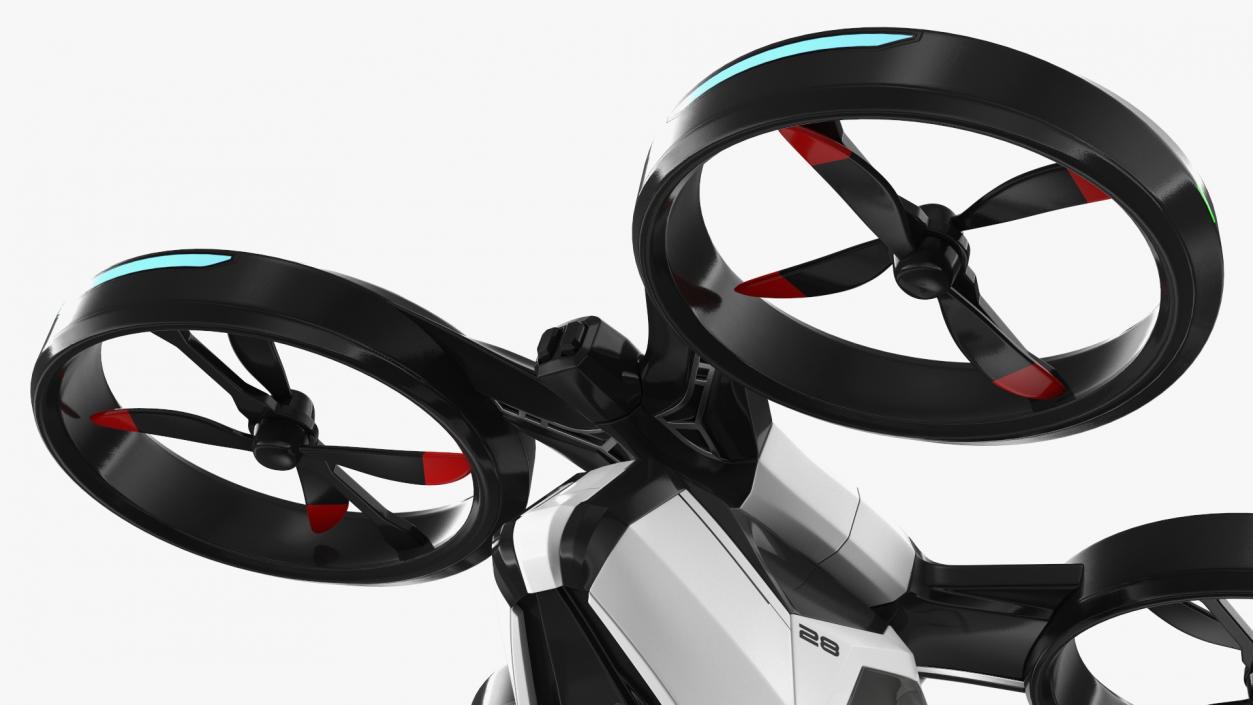 3D Futuristic Passenger Drone