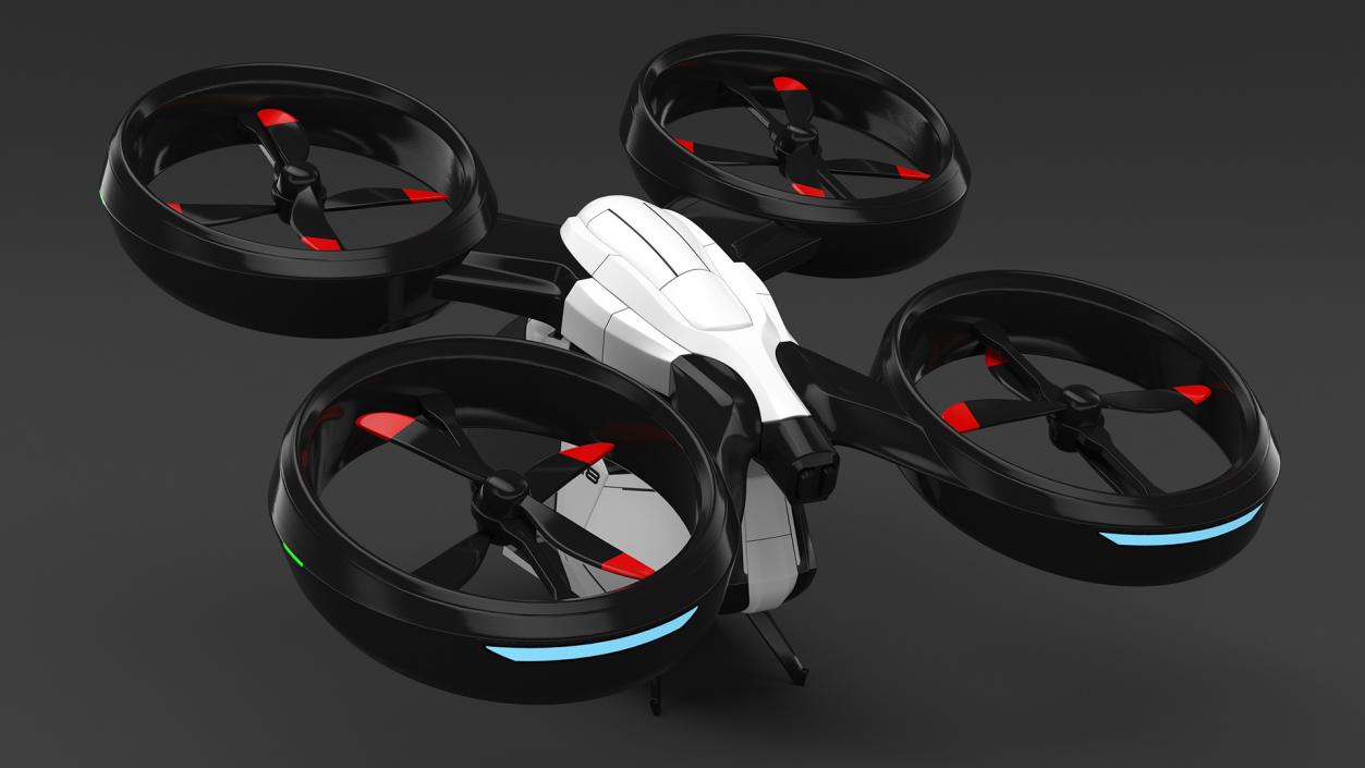 3D Futuristic Passenger Drone