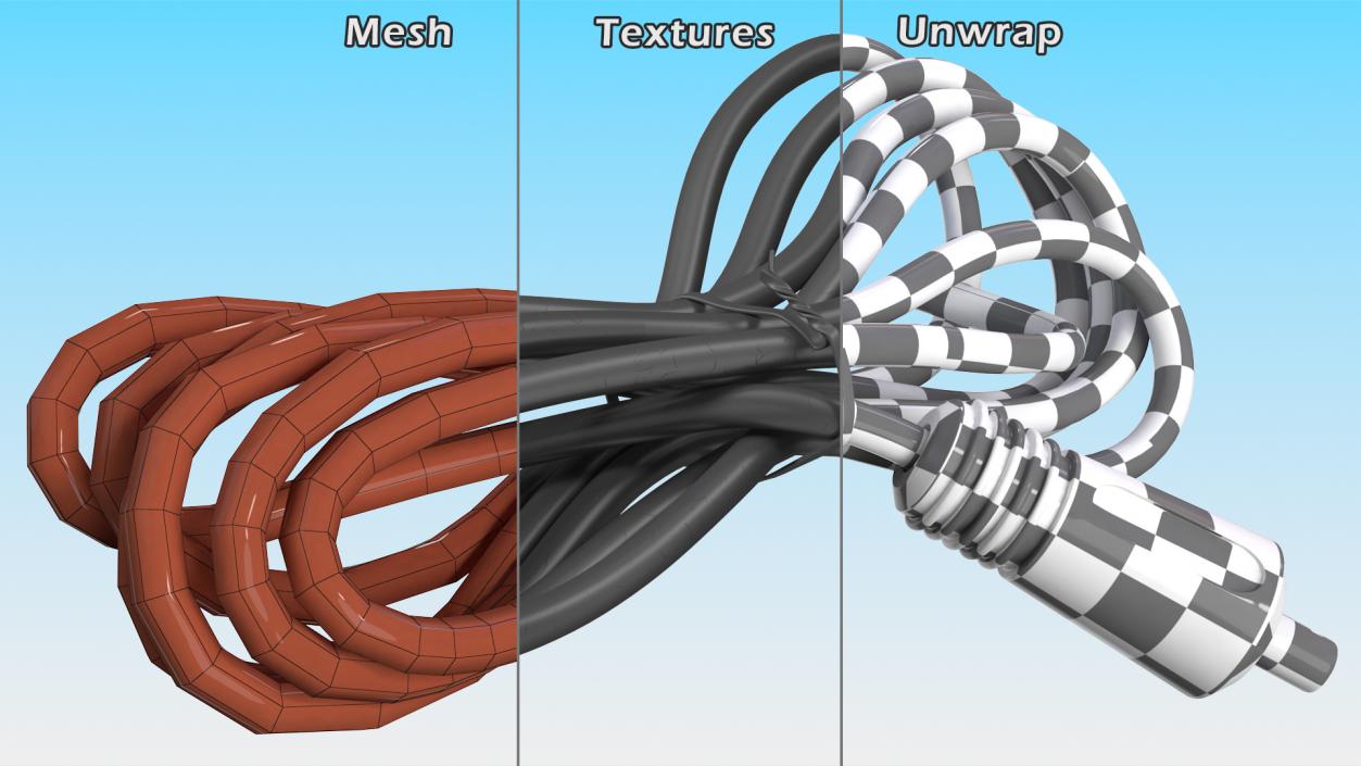 Feimate Heavy Duty Welding Cable with Connector 3D