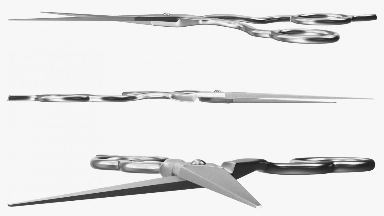 3D model Barber Scissors