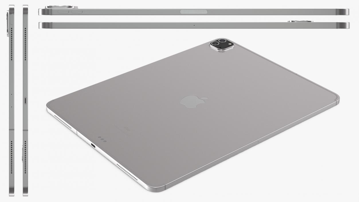 3D model iPad Pro 2020 12.9 inch Silver