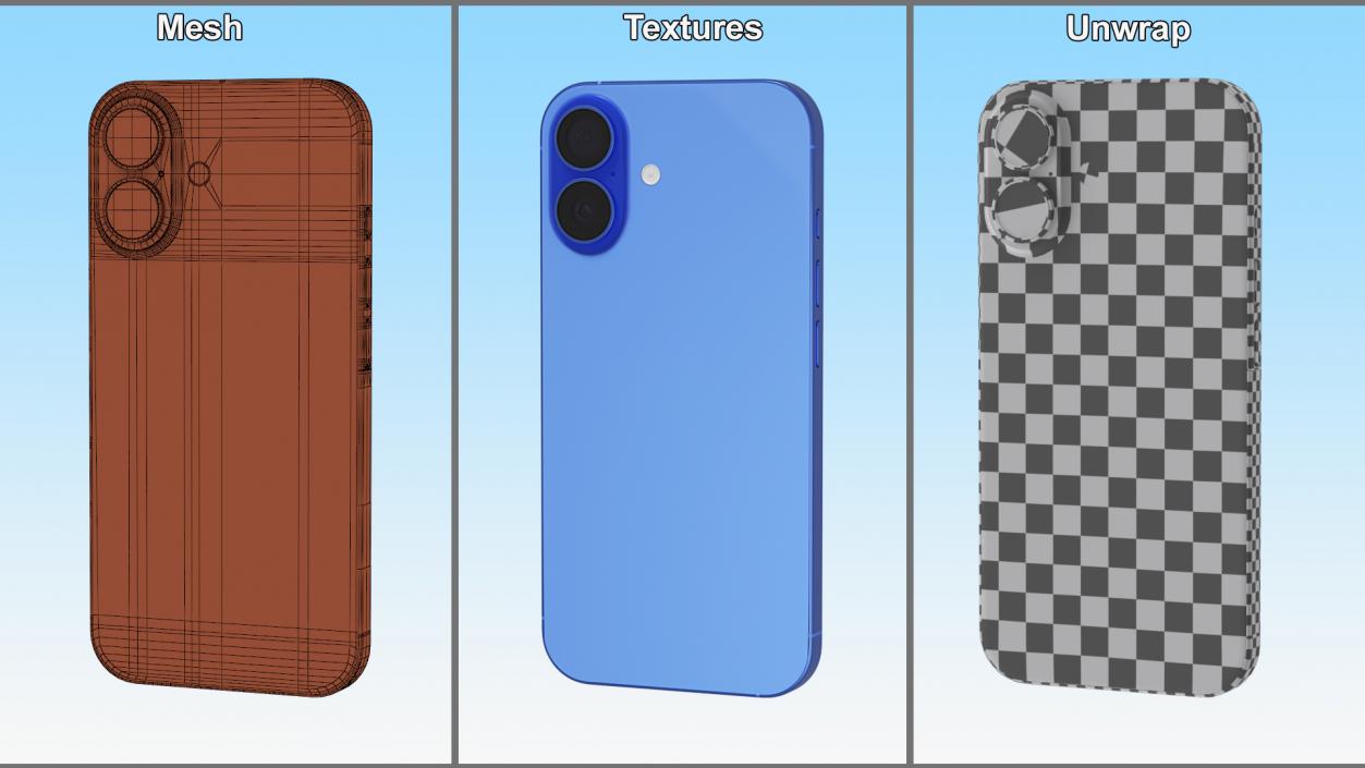 Smartphone Ultramarine 3D