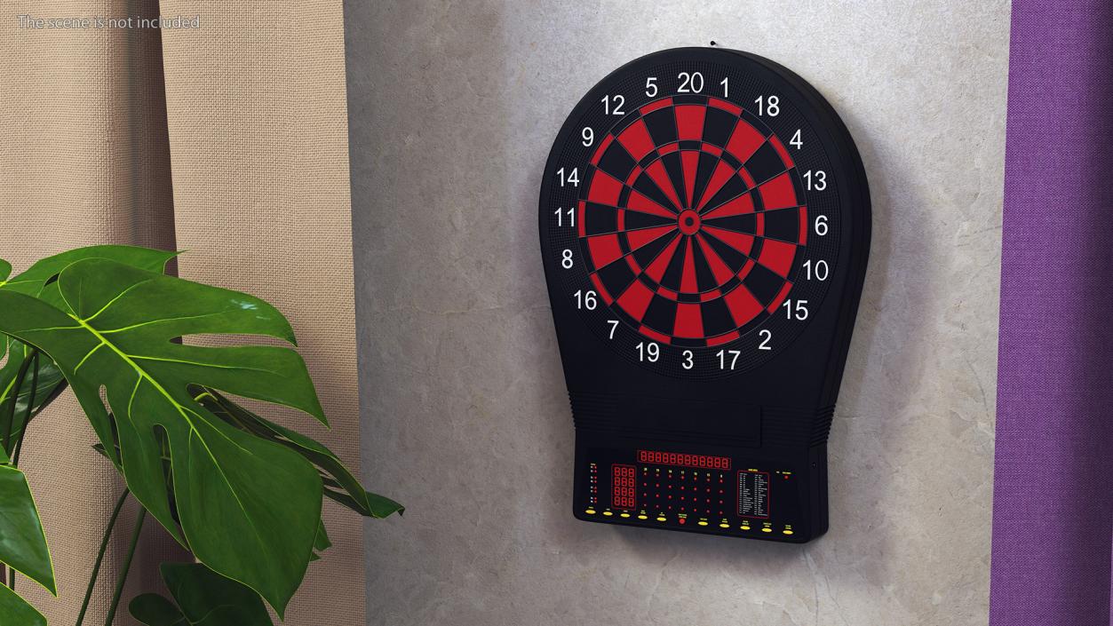 3D Electronic Dartboard with Scoreboard