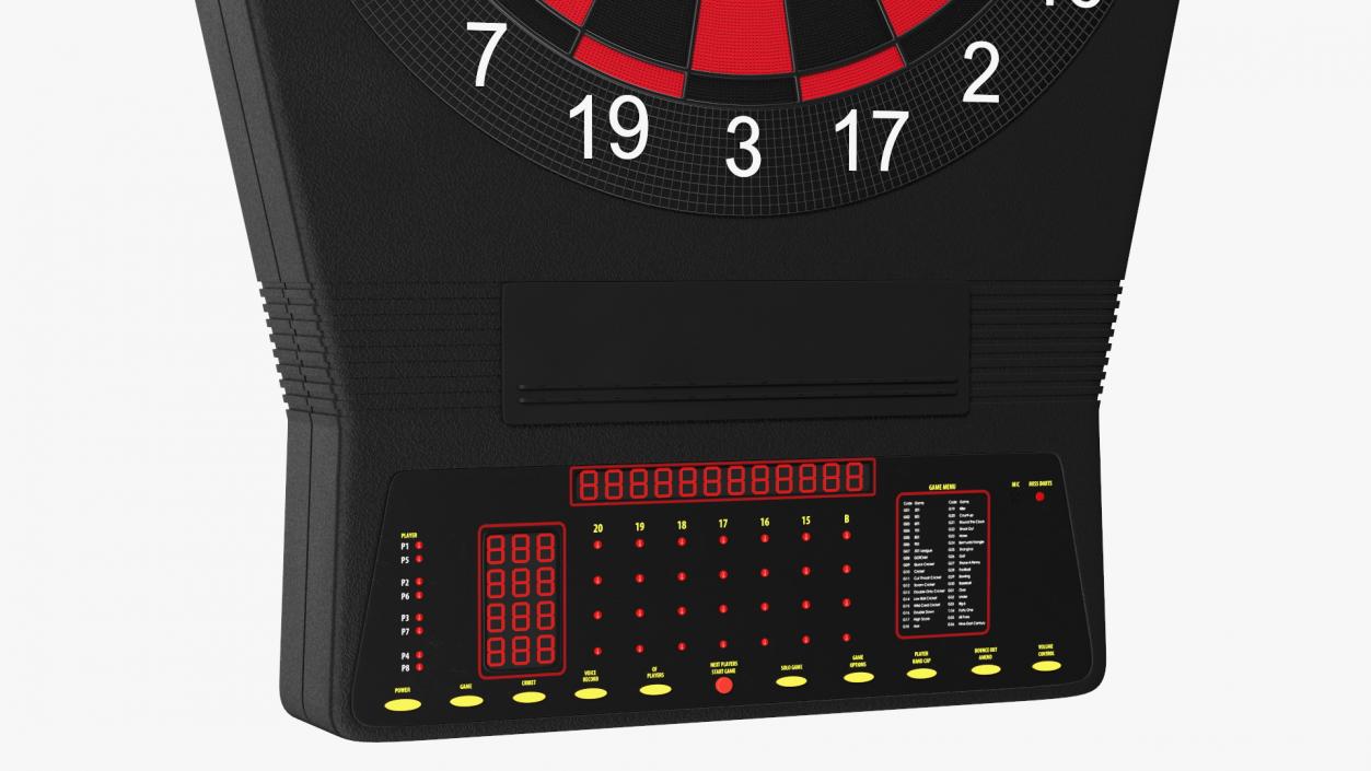 3D Electronic Dartboard with Scoreboard