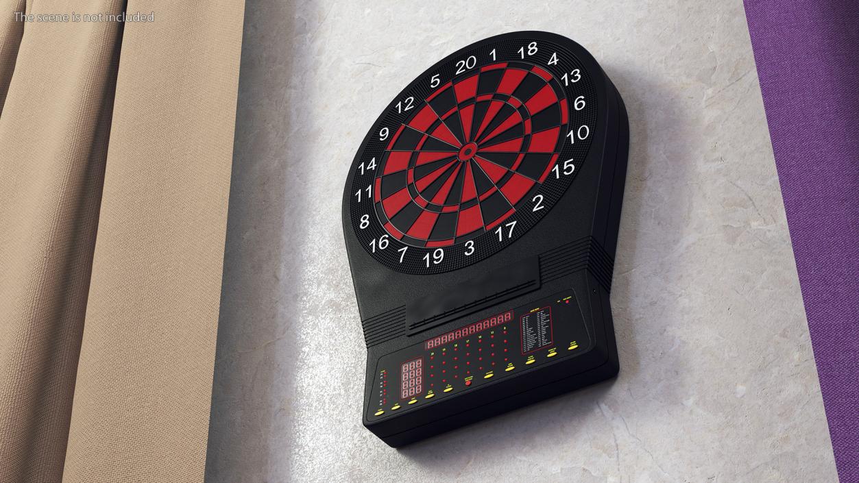 3D Electronic Dartboard with Scoreboard