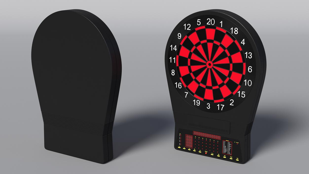 3D Electronic Dartboard with Scoreboard