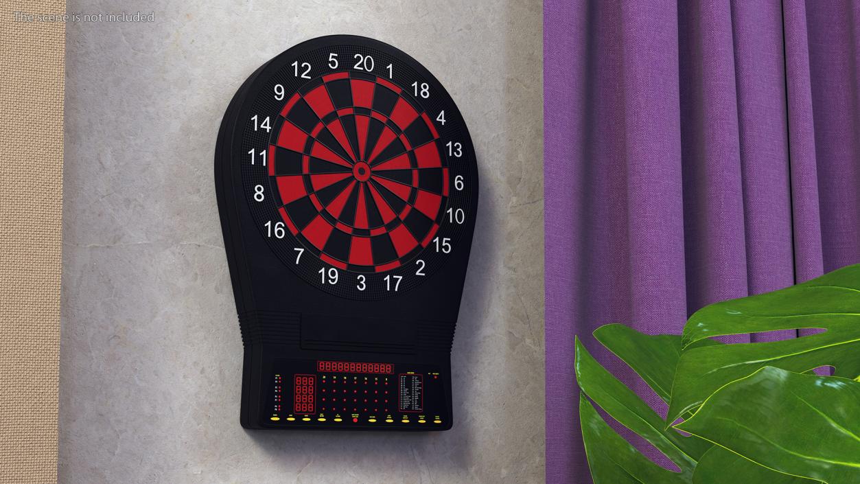 3D Electronic Dartboard with Scoreboard